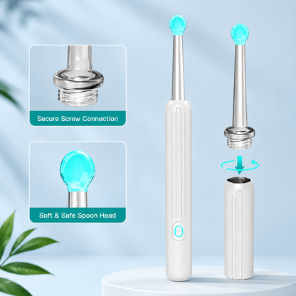 Smart Earwax Removal Camera Kit with HD visual ear cleaner and WiFi smartphone connection